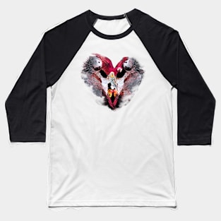 Birds Heart Baseball T-Shirt